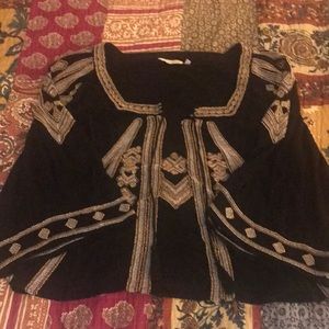 Breath-taking Boho beaded tribal top